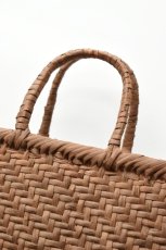 画像4: 山形 山葡萄 かごバッグ あじろ編み 丸口 大 (4)