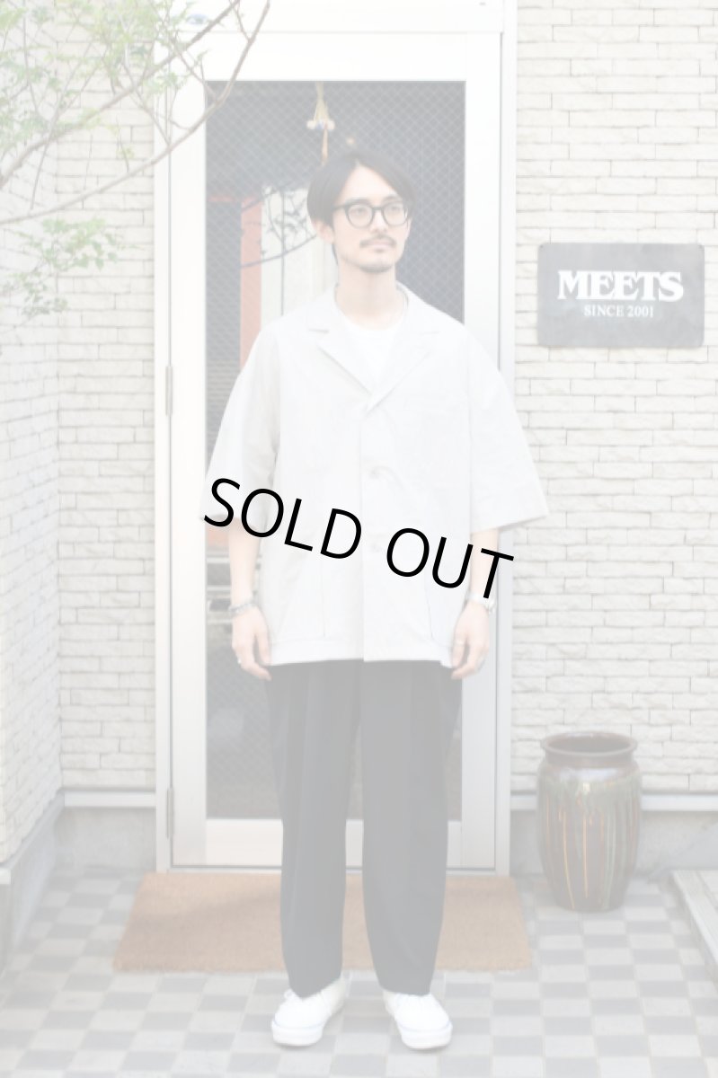 画像5: kontor (コントール) Organic Cotton Ripstop Hybrid Shirt [TAUPE] (5)