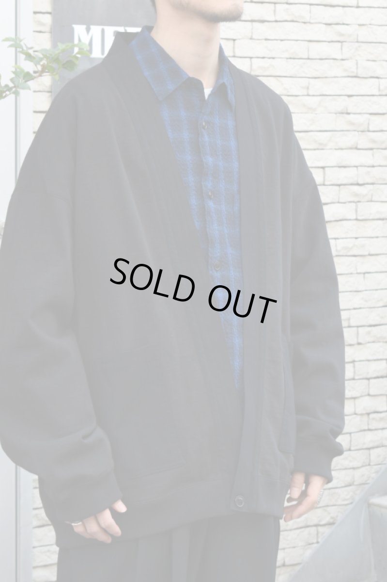 画像3: kontor (コントール) Happi-Style Cardigan Jacket [INK BLACK] (3)
