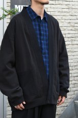 画像3: kontor (コントール) Happi-Style Cardigan Jacket [INK BLACK] (3)