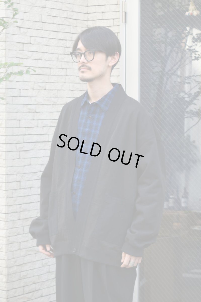画像4: kontor (コントール) Happi-Style Cardigan Jacket [INK BLACK] (4)