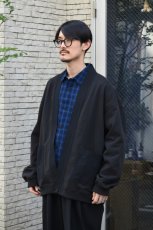 画像4: kontor (コントール) Happi-Style Cardigan Jacket [INK BLACK] (4)