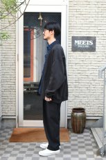 画像6: kontor (コントール) Happi-Style Cardigan Jacket [INK BLACK] (6)