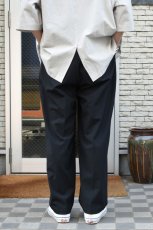 画像7: kontor (コントール) 3 Pleated Summer Wool Trousers [BLACK] (7)