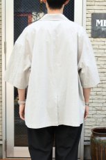 画像10: kontor (コントール) Organic Cotton Ripstop Hybrid Shirt [TAUPE] (10)