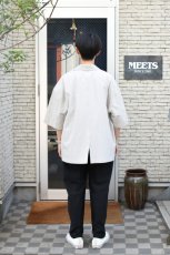 画像10: kontor (コントール) 3 Pleated Summer Wool Trousers [BLACK] (10)