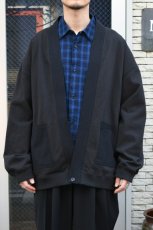 画像8: kontor (コントール) Happi-Style Cardigan Jacket [INK BLACK] (8)