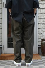 画像7: kontor (コントール) 3 Pleated Summer Wool Trousers [KHAKI] (7)