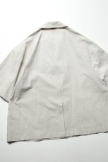 画像18: kontor (コントール) Organic Cotton Ripstop Hybrid Shirt [TAUPE] (18)