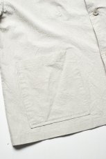 画像16: kontor (コントール) Organic Cotton Ripstop Hybrid Shirt [TAUPE] (16)