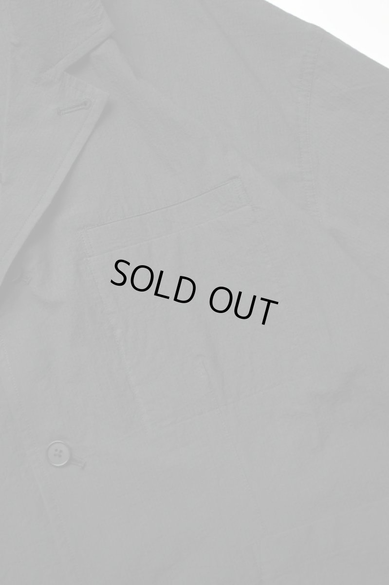 画像15: kontor (コントール) Organic Cotton Ripstop Hybrid Shirt [BLACK] (15)