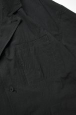 画像15: kontor (コントール) Organic Cotton Ripstop Hybrid Shirt [BLACK] (15)