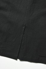 画像20: kontor (コントール) Organic Cotton Ripstop Hybrid Shirt [BLACK] (20)