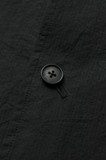 画像17: kontor (コントール) Organic Cotton Ripstop Hybrid Shirt [BLACK] (17)