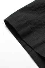 画像14: kontor (コントール) Organic Cotton Ripstop Hybrid Shirt [BLACK] (14)