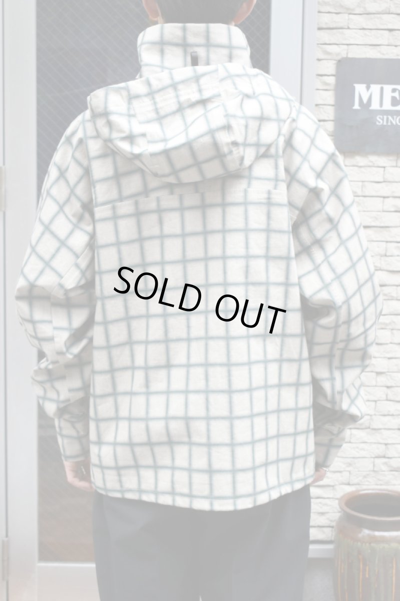 画像10: MIDDLE DISTANCE (ミドルディスタンス) FOG JACKET [NEOLITHIC PLAID] (10)