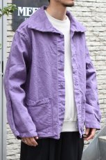 画像3: TENDER Co. (テンダー) Type 931 Scout Jacket [COTTON BLACKOUT/PURPLE LOGWOOD] (3)