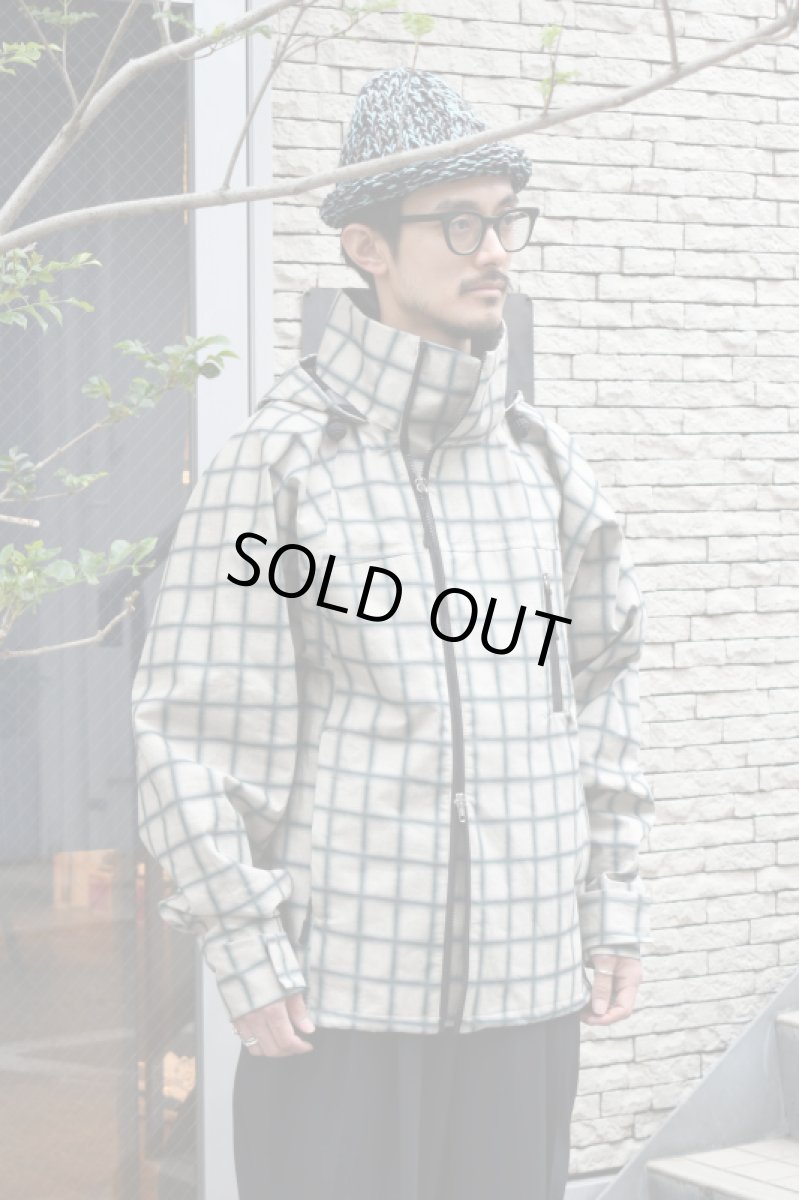 画像3: MIDDLE DISTANCE (ミドルディスタンス) FOG JACKET [NEOLITHIC PLAID] (3)