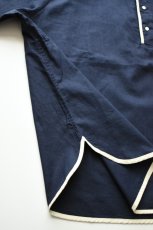 画像8: HENLEY NECK DEPARTMENT (ヘンリーネックデパートメント) Allen [NAVY/COTTON LINEN] (8)