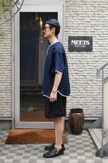 画像8: HENLEY NECK DEPARTMENT (ヘンリーネックデパートメント) Allen [NAVY/COTTON LINEN] (8)
