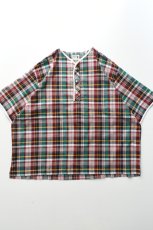 画像2: HENLEY NECK DEPARTMENT (ヘンリーネックデパートメント) Albert [GREEN/MADRAS PLAID] (2)