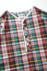 画像3: HENLEY NECK DEPARTMENT (ヘンリーネックデパートメント) Albert [GREEN/MADRAS PLAID] (3)