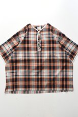 画像2: HENLEY NECK DEPARTMENT (ヘンリーネックデパートメント) Albert [ORANGE/MADRAS PLAID] (2)
