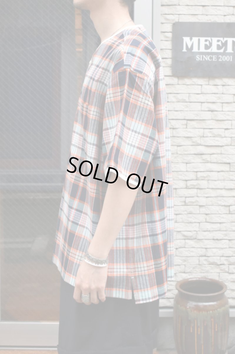 画像5: HENLEY NECK DEPARTMENT (ヘンリーネックデパートメント) Albert [ORANGE/MADRAS PLAID] (5)