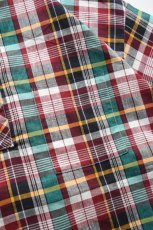 画像7: HENLEY NECK DEPARTMENT (ヘンリーネックデパートメント) Albert [GREEN/MADRAS PLAID] (7)