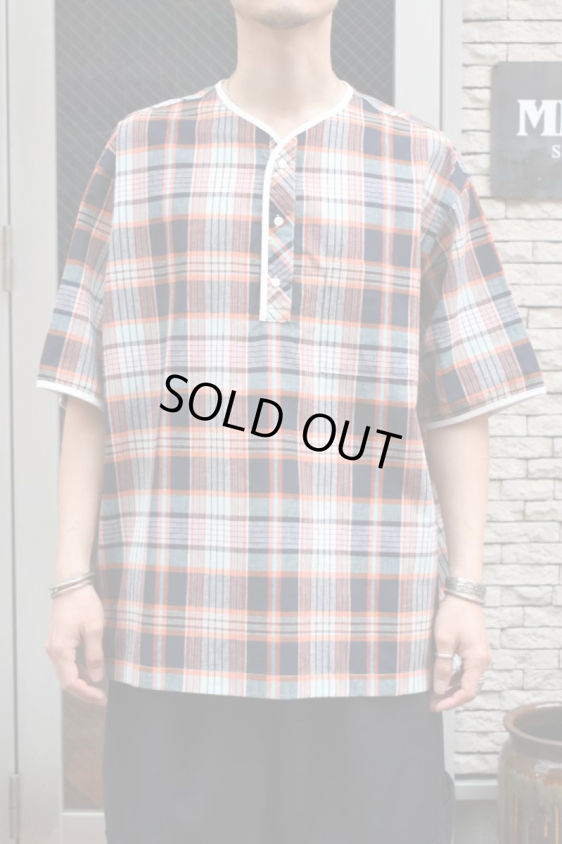 画像4: HENLEY NECK DEPARTMENT (ヘンリーネックデパートメント) Albert [ORANGE/MADRAS PLAID] (4)