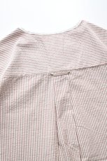 画像10: HENLEY NECK DEPARTMENT (ヘンリーネックデパートメント) Allen [MAROON/SIDOGRAS SEERSUCKER] (10)