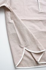 画像8: HENLEY NECK DEPARTMENT (ヘンリーネックデパートメント) Allen [MAROON/SIDOGRAS SEERSUCKER] (8)