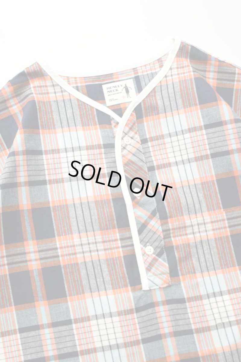 画像10: HENLEY NECK DEPARTMENT (ヘンリーネックデパートメント) Albert [ORANGE/MADRAS PLAID] (10)