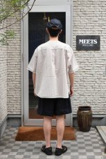 画像9: HENLEY NECK DEPARTMENT (ヘンリーネックデパートメント) Allen [MAROON/SIDOGRAS SEERSUCKER] (9)