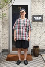 画像7: HENLEY NECK DEPARTMENT (ヘンリーネックデパートメント) Albert [GREEN/MADRAS PLAID] (7)
