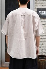 画像6: HENLEY NECK DEPARTMENT (ヘンリーネックデパートメント) Allen [MAROON/SIDOGRAS SEERSUCKER] (6)