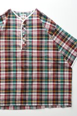 画像1: HENLEY NECK DEPARTMENT (ヘンリーネックデパートメント) Albert [GREEN/MADRAS PLAID] (1)