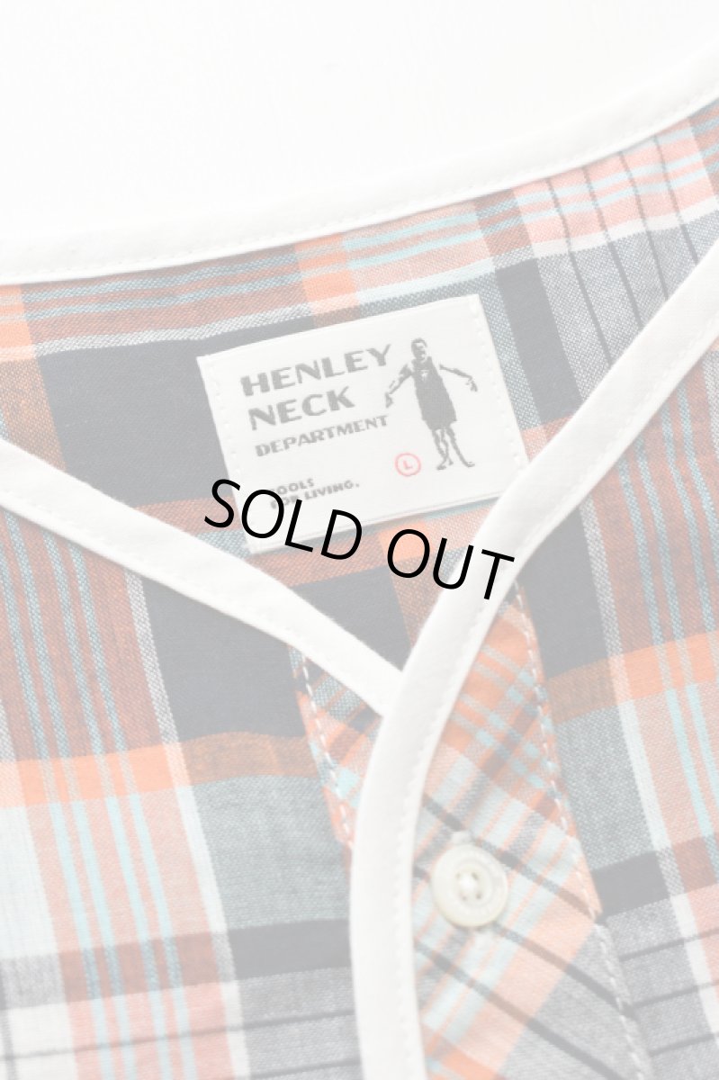 画像11: HENLEY NECK DEPARTMENT (ヘンリーネックデパートメント) Albert [ORANGE/MADRAS PLAID] (11)