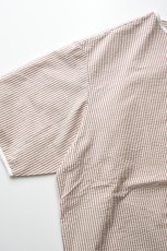 画像5: HENLEY NECK DEPARTMENT (ヘンリーネックデパートメント) Allen [MAROON/SIDOGRAS SEERSUCKER] (5)