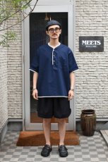 画像7: HENLEY NECK DEPARTMENT (ヘンリーネックデパートメント) Allen [NAVY/COTTON LINEN] (7)