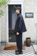 画像6: AXESQUIN -modified- (アクシーズクインモディファイド) HELIUM BIAS ZIP STAND JACKET [BLACK] (6)