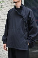 画像4: AXESQUIN -modified- (アクシーズクインモディファイド) HELIUM BIAS ZIP STAND JACKET [BLACK] (4)