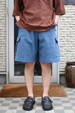 画像8: FLISTFIA (フリストフィア) Cargo Shorts [WASHED INDIGO] (8)