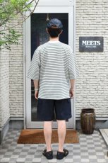 画像6: FLISTFIA (フリストフィア) 1/2 Sleeve Side Slit T-Shirts [WHITE/BLACK] (6)