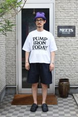 画像5: Y,IWO (ヤーアイワークアウト) Hardwear Crop Tee [WHITE/BLACK] (5)