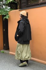 画像7: AXESQUIN -modified- (アクシーズクインモディファイド) NYLON TAFFTA EASY SKIRT [OLIVE] (7)