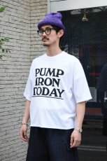 画像3: Y,IWO (ヤーアイワークアウト) Hardwear Crop Tee [WHITE/BLACK] (3)