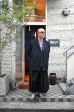 画像4: AXESQUIN -modified- (アクシーズクインモディファイド) NYLON TAFFTA EASY SKIRT [BLACK] (4)