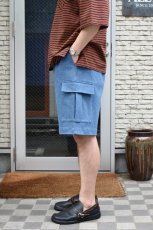 画像9: FLISTFIA (フリストフィア) Cargo Shorts [WASHED INDIGO] (9)