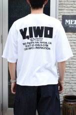 画像10: Y,IWO (ヤーアイワークアウト) Hardwear Crop Tee [WHITE/BLACK] (10)